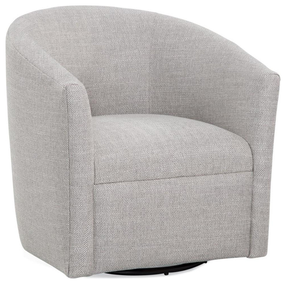 Catania Modern / Contemporary Sea Oat Beige Fabric Swivel Chair