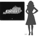 "Kentucky Black and White Map" Fine Art Print