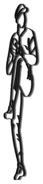 Baseball Pitcher Metal Wall Decor and Sculpture