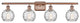 Innovations 516-4W-AC-G1215-6-LED 4 Light Bath Vanity Light, Antique Copper
