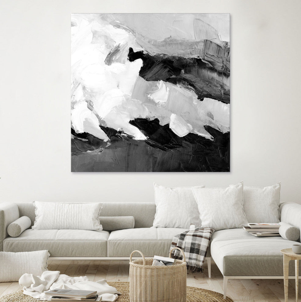 Meadow Vally Fire V2 - 54 x 54 by Julie Devine