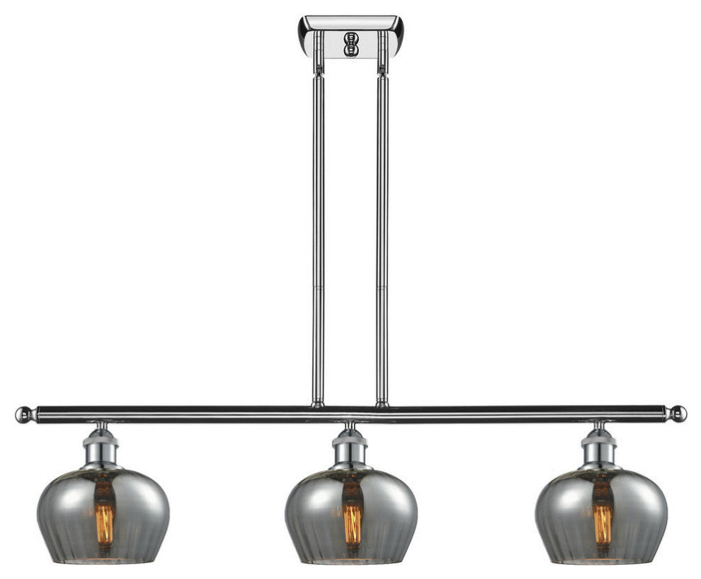 Innovations Lighting 516-3I-Pc-G93-Led 3 Light Dimmable Led Island Light