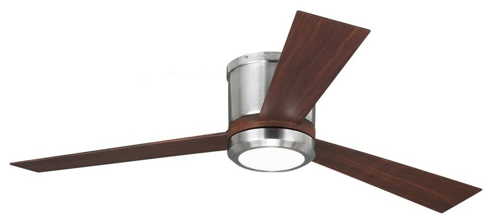 Generation Lighting Clarity 52" Ceiling Fan Brushed Steel