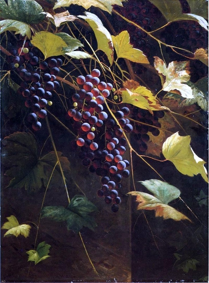 Andrew H. Way Wild Grapes, 21"x28" Wall Decal