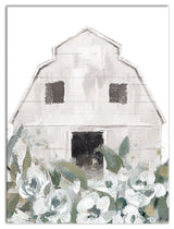 Sage Floral Barn 18 x 24 Canvas Wall Art