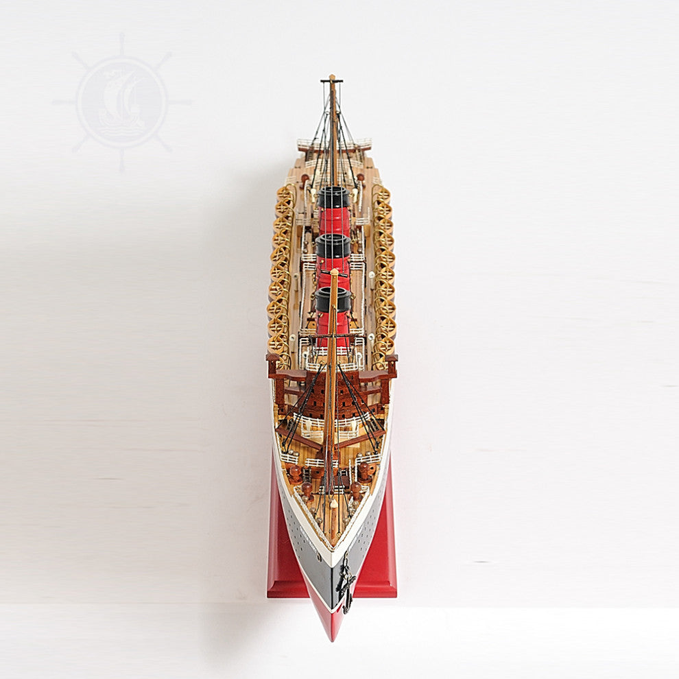 Queen Mary Cruise Ship Model