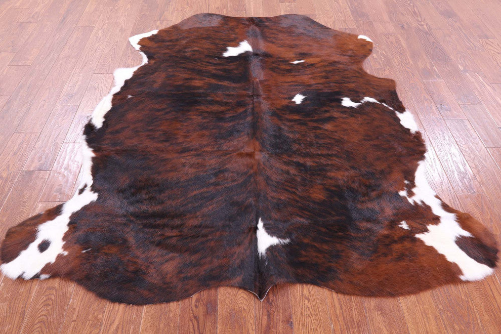 6' 10" X 6' 4" Natural Cowhide Rug C1640