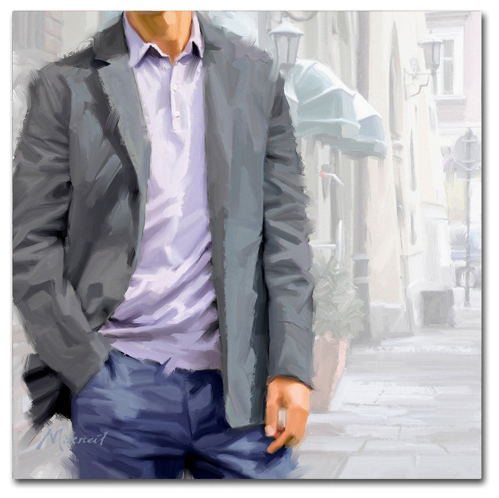 The Macneil Studio 'About Town' Canvas Art, 24"x24"