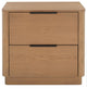 Safavieh Couture Gabrietta 2 Drawer Nightstand Natural / Black