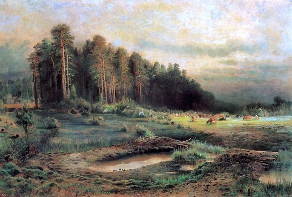 Alexei Kondratevich Savrasov Losiny Ostrov in Sokolniky Wall Decal