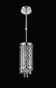 Galant 2 Light Drum Shade Mini Pendant With Chrome Finish