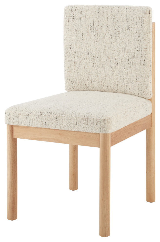 Melvin Dining Side Chair, Set of 2, Concord Cream, Fabric