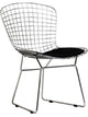 Bertoia Wire Chair, Chrome/Black