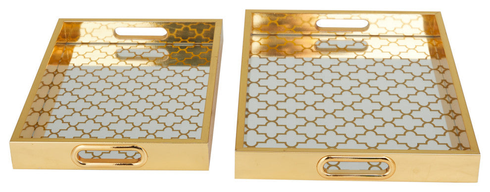 Glam Gold Plastic Tray Set 562043