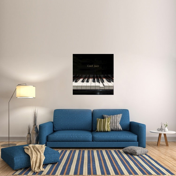 "Cool Jazz" Stretched Canvas Giclee by Steven Hill, 40x40"