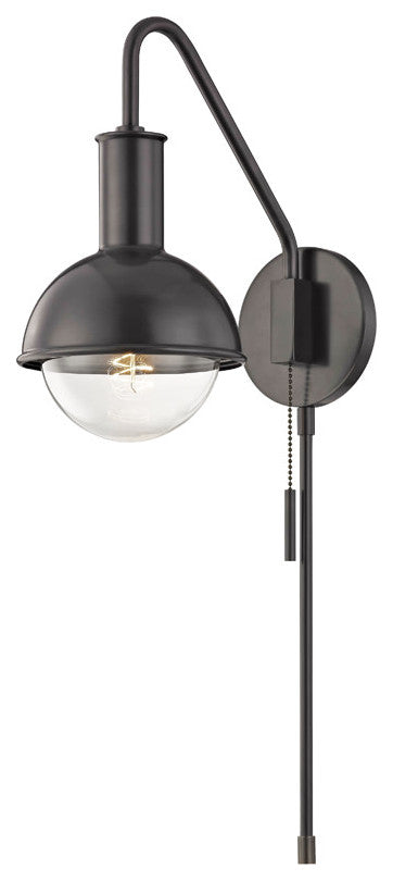 Mitzi HL111101 Riley 1 Light 12"H Wall Sconce - Old Bronze