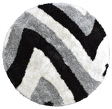 HAND TUFTED SHAG POLYESTER ECO-FRIENDLY AREA RUGS -Multicolor,Contemporary