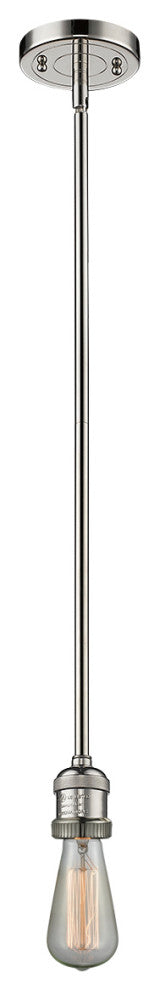 INNOVATIONS LIGHTING 201S-PN-LED Bare Bulb 1 Light Mini Pendant