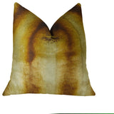 Plutus Sheared Chinchilla Handmade Throw Pillow, (12" x 20")