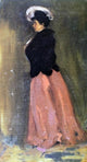 Alfred Henry Maurer Portrait of Rosalie Fitzpatrick "Riz" Wall Decal