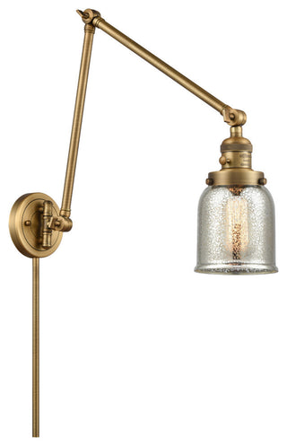 INNOVATIONS 238-BB-G58 1-Light Swing Arm Brushed Brass