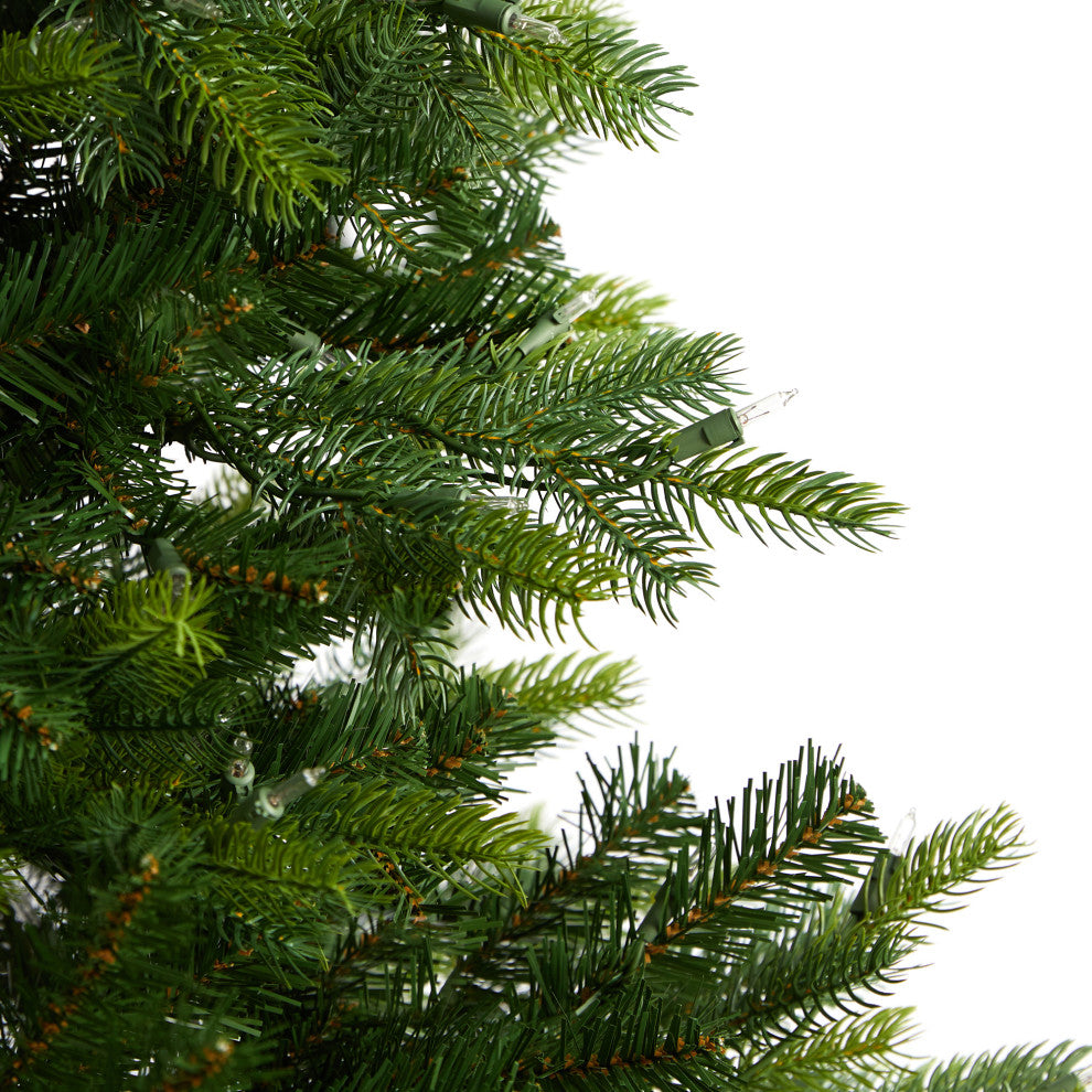 T3343 6 North Carolina Spruce Artificial Christmas Tree With 350 Clear Lights