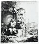 Rembrandt Van Rijn The Samaritan Woman--at the Ruins Gallery Wrapped Canvas