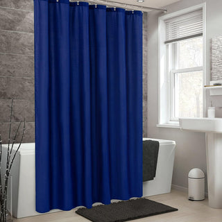 Extra Long Shower Curtain Liner Plastic 71W x 79H, Navy Blue
