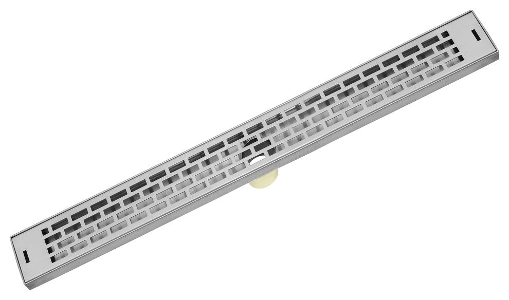LUXE Subway Grate Linear Drain, 30"