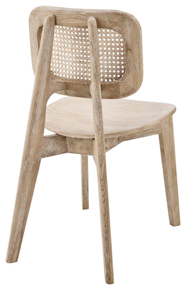 Habitat Wood Dining Side Chair Set of 2, Gray