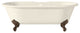 Cheviot Products Regal Cast Iron Bathtub With Faucet Holes