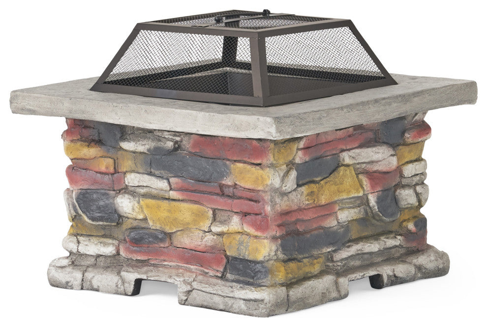 GDF Studio Tundra Square Fire Pit