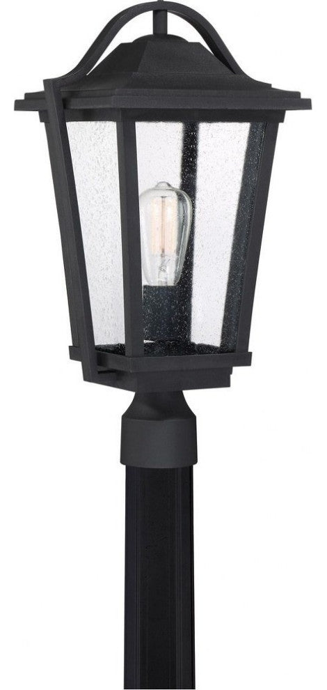 Quoizel DRS9011EK One Light Outdoor Post Mount, Earth Black Finish