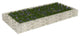 Vidaxl Gabion Raised Bed Galvanized Steel 78.7"x39.4"x7.9"