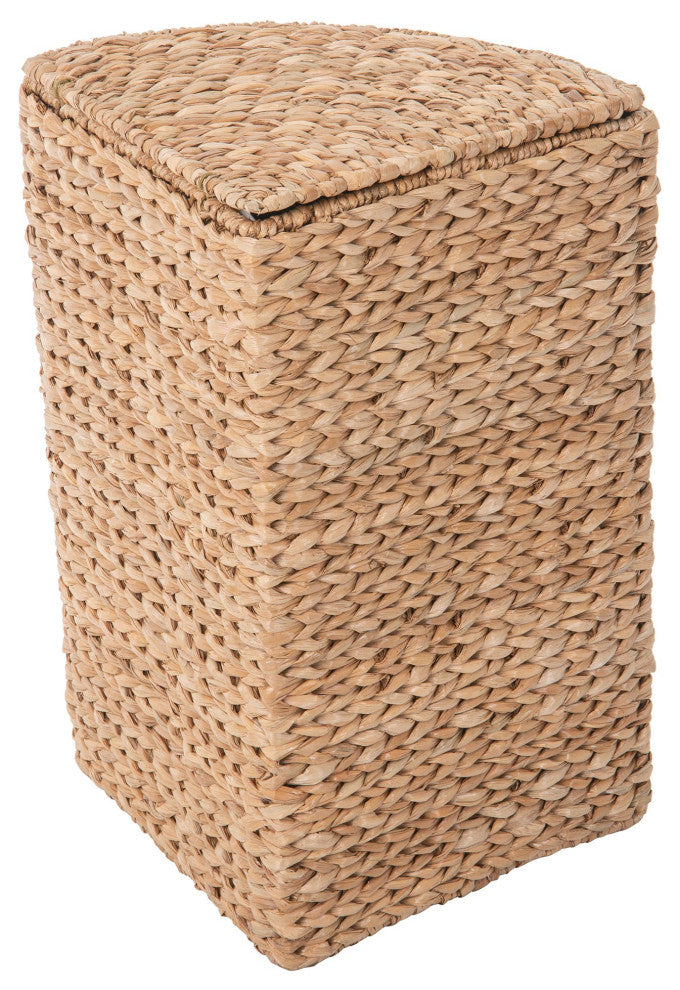 Pie Shaped Sea Grass Hamper WithLiner, Natural