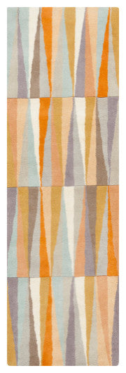 Surya Oasis OAS-1099 3'3"x5'3" Rug, Orange/Light Gray/Beige/Camel/Peach/Mauve