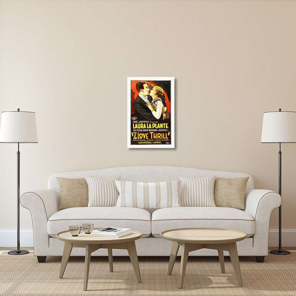 "The Love Thrill" Stretched Canvas Giclee by Hollywood Photo Archive, 24x36"