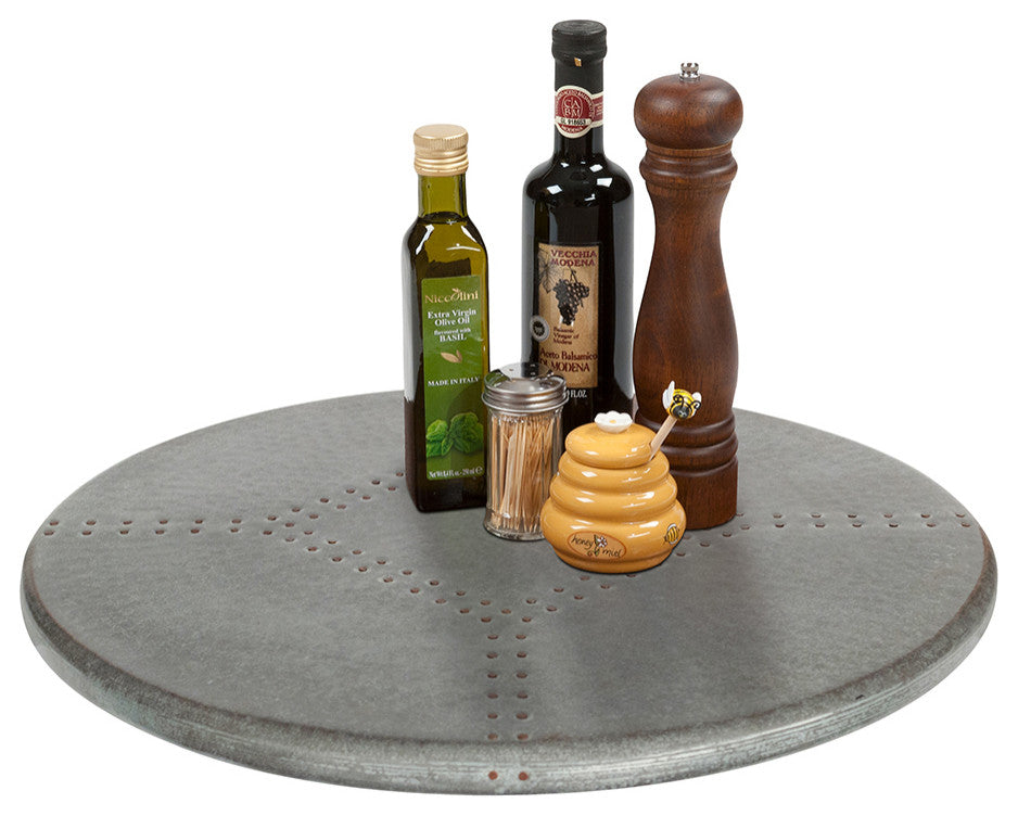 Zinc Lazy Susan, 20"