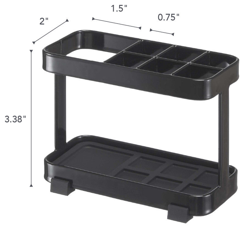 Tower Toothbrush Stand, Black