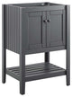 Prestige 23" Bathroom Vanity Cabinet (Sink Basin Not Included) - Gray