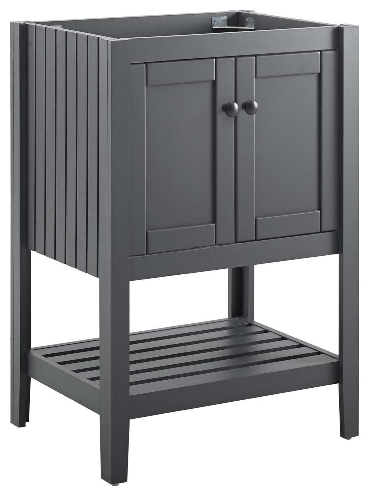 Prestige 23" Bathroom Vanity Cabinet (Sink Basin Not Included) - Gray
