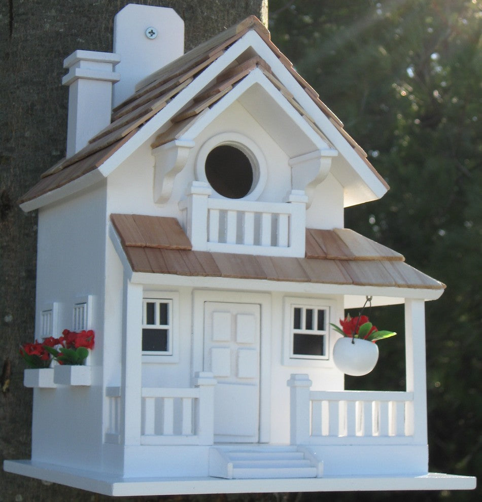 Backyard Bird Cottage, White
