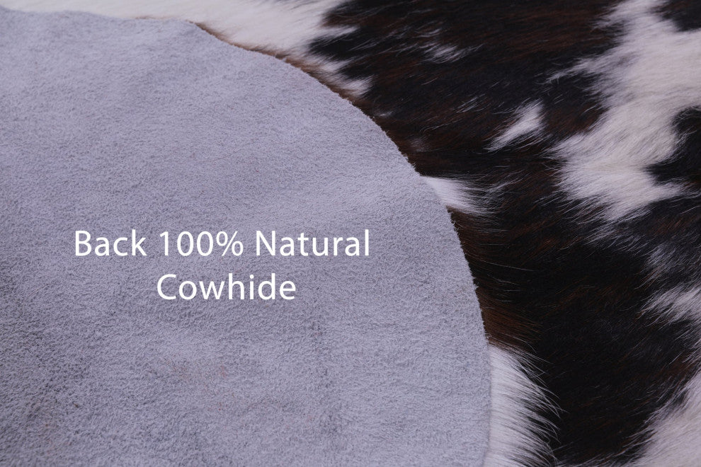 7' 1" X 6' 4" Natural Cowhide Rug C2402
