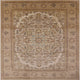 Ahgly Company Indoor Square Mid-Century Modern Area Rugs, 6' Square