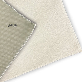 5' Round Gus Nautical Indoor/Outdoor Rug, White