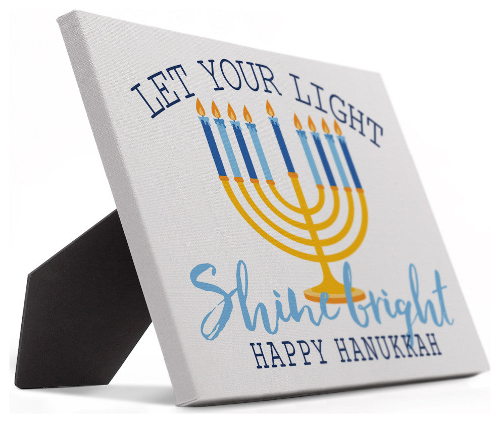 Let Your Light Shine Bright 8"x10" Easelback Canvas