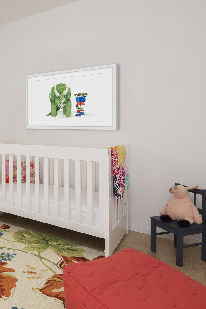 "BFF" Framed Painting Print, 24"x16"