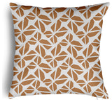 Kaleidoscope Graffiti Accent Pillow With Removable Insert, Caramel, 20"x20"