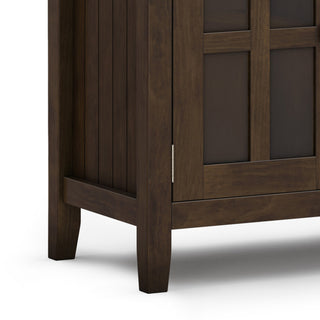 Acadian Solid Wood Large Sideboard Buffet, Brunette Brown