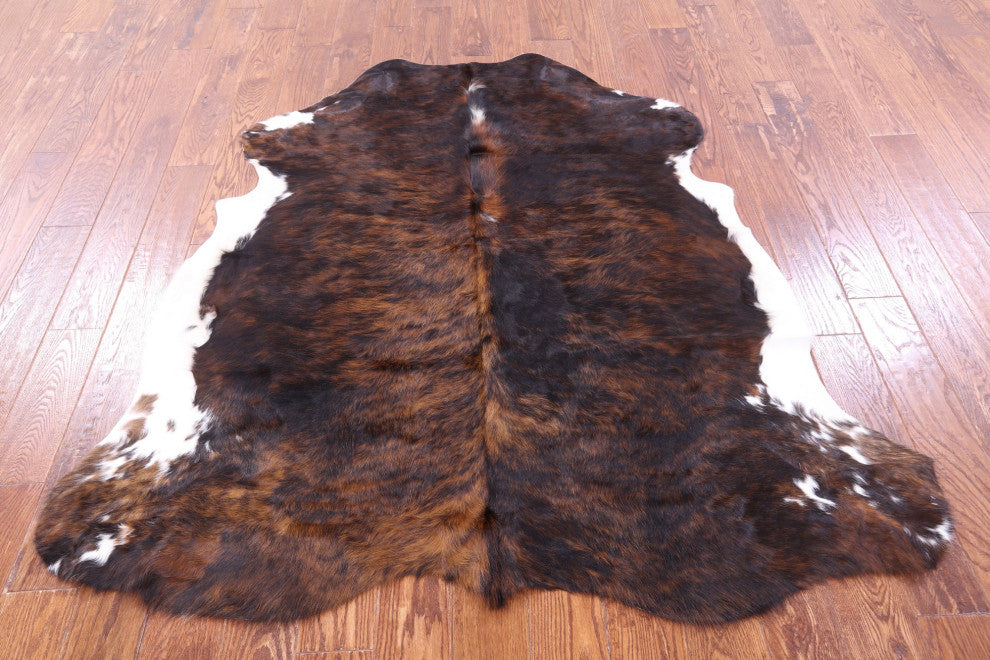 5' 8" X 5' 9" Natural Cowhide Rug C2025